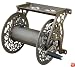 Liberty Garden Products Decorative Non-Rust Cast Aluminum Wall Mounted Garden Hose Reel With 125-Foot Capacity - Antique Finish 704