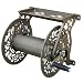 Liberty Garden Products Decorative Non-Rust Cast Aluminum Wall Mounted Garden Hose Reel With 125-Foot Capacity - Antique Finish 704