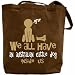 Canvas Tote Bag Brown  We All Have A Australian Cattle Dog Inside Us !  Dog