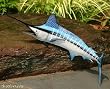 Taxidermy Fiberglass 20 " White Marlin Wall Mount