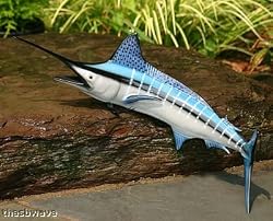 Taxidermy Fiberglass 20 " White Marlin Wall Mount