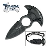 Tomahawk Knife Black Push Dagger