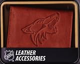 Phoenix Coyotes Embossed Leather Trifold Wallet