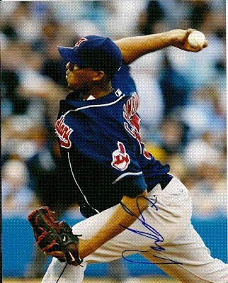 Fausto Carmona Autographed/Hand Signed Cleveland Indians 8x10 Photo