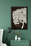 Wedding Guest Book Poster Bridal Gift Signing Tree