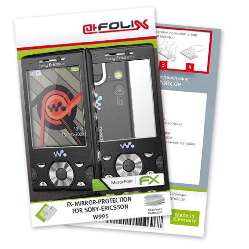 FoliX FX-Mirror Spiegel-Displayschutzfolie f&uuml;r Sony Ericsson W995 Preisvergleich