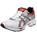 ASICS Men's GEL-Cumulus 11 Running Shoe,White/Onyx/Red,11.5 D US
