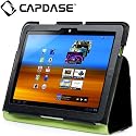 CAPDASE docomo GALAXY Tab 10.1 LTE SC-01D / SAMSUNG GT-P7510 専用 Protective Case FolioDot, Black/Green スタンド機能つき ブックタイプ レザーケース 「フォリオ・ドット」 ブラック/グリーン SLSGP7510-P016