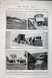 1906 LORD LADY ARTHUR GROSVENOR CARAVAN EXMOOR HORSES
