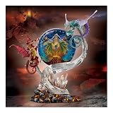 Wizard's Wrath Collectible Dragon Figurine: Fantasy Home Decor by The Bradford Exchange
