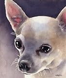 Chihuahua Dog Art Print Signed by Artist DJ Rogers