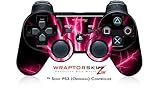 Sony PS3 Controller Skin Lightning Pink