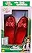 Rubies Women's Wizard of Oz Deluxe Dorothy Sequin Shoes, Red, Large 9-10 for Themed Parties and Halloween