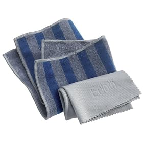 E-cloth Hob & Oven Pack, Hob & Oven Cloth/Glass and Polishing Cloth