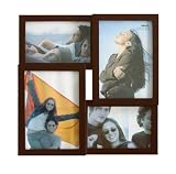 Review Linea BC4657J / Nexxt by Linea Array Multi-Level Tabletop or Wall-Mount Frame, Holds 2 4-Inch-by-6-Inch and 2 5-Inch-by-7-Inch Photos, Java