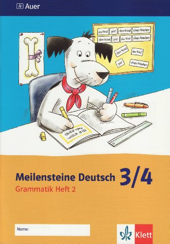 Klett Meilensteine Deutsch - Grammatik: Meilensteine Deutsch 2 - Grammatik / 3./4. Klasse: Heft 2