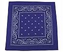 Bandana Biker Kopftuch royalblau-wei&szlig;