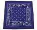 Bandana Biker Kopftuch royalblau-weiß