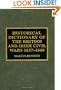 Historical Dictionary of the British and Irish Civil Wars 1637-1660 (Historical Dictionaries of War, Revolution, and Civil Unrest)