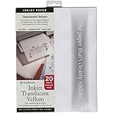 Strathmore 598030 20-Sheet Strathmore Inkjet Translucent Vellum, 8.5 by 11-Inch