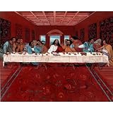 Last Supper Black Jesus Christ religious Print POSTER - 13x19