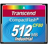 Transcend TS512MCF80 512MB 80x Type I Compact Flash Card