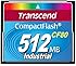 Transcend TS512MCF80 512MB 80x Type I Compact Flash Card