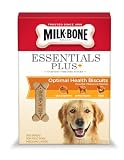 Milk Bone Essential Plus Optimal Health Biscuits Medium/Large, 22-Ounce (Pack of 4)