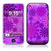 Purple Punch Design Protector Skin Decal Sticker for Apple 3G iPhone / iPhone 3GS 3G S