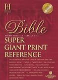 HCSB Super Giant Print Reference Bible (Black Imitation Leather)