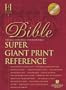 HCSB Super Giant Print Reference Bible (Black Imitation Leather)