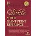 HCSB Super Giant Print Reference Bible (Black Imitation Leather)