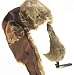 Brown Faux Leather Warm Trooper Trapper Hat FREE SHIPPING