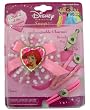 Disney Princess Hair Fashion - Interchangeable Pink White Voile Ariel charm