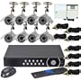 VideoSecu 8 Channel Stand Alone CCTV Security Recording DVR System with 8 Indoor/Outdoor Night Vision Infrared Security Cameras, 1000GB Hard Drive, Power Supply, Video Cable W64