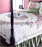 Bed Of Roses Quilt Stmpd X-Stitch-90X90