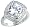 Sterling Silver Fancy Square Cut Cubic Zirconia Ring by Crislu, Size 5