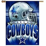 NFL Dallas Cowboys 27-by-37-Inch Vertical Flag