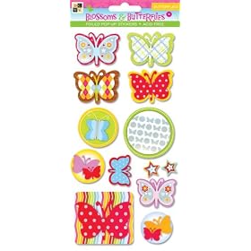Diecuts With A View Pop-Up Stickers, Butterflies