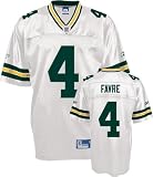 Brett Favre White Reebok NFL Premier Green Bay Packers Jersey