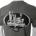 Upstream Images I Live for This Wildlife T-Shirt - Charcoal