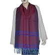 Rectangular Scarf Silk and Viscose 20 x 72 inches (srft305)