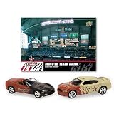 Houston Astros 2008 MLB Dodge Charger and Chevrolet Corvette Die Casts with Stadium Card