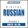 H&ouml;rbuch Russian Phase 1, Unit 16-20: Learn to Speak and Understand Russian with Pimsleur Language Programs