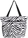 Zebra Print Travel Tote Bag