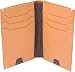 Verona Vertical Wallet, Tan/Brown, 4.75 x 3.75"