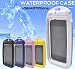ピンク■スマートフォン用防水ケース(IS03、Galaxy S、htc EVO、iPhoneなど) お風呂/海/プール/スノボーにも