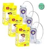 Set of 3 Podee Baby Bottle – Handsfree Feeding System