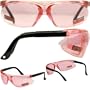 Global Vision Mark Two Way Adjustable Safety Glasses Pink Lenses