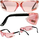 Global Vision Mark Two Way Adjustable Safety Glasses Pink Lenses